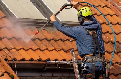 Démoussage et hydrofuge de toiture à Congy